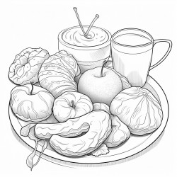snacks and breakfast