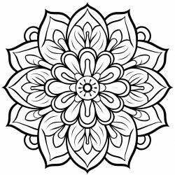 des mandalas fleurs