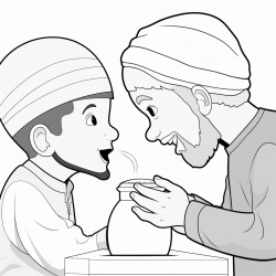 2 step wash mouth then nose islam