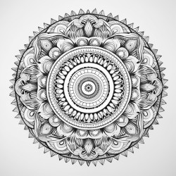 mandala alphabet a to z