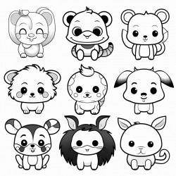 cute cartoon animals