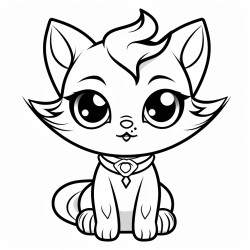 a cute maqaruaq  coloring bookvector white background black and white black drawing