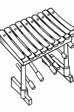 only instrument music xylophone