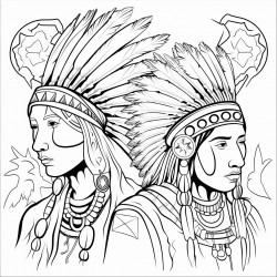 create an illustration that celebrates native american culture and traditions throu