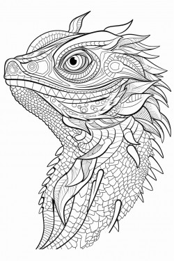 bearded dragon mandala