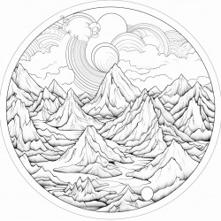 pangea with mountains