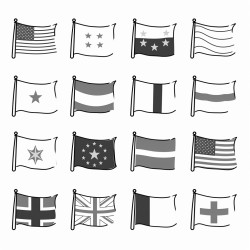 all of europe country flags