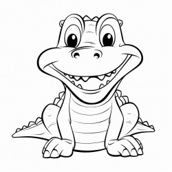 cute alligator