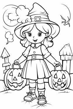 halloween coloring page