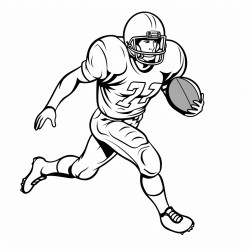 a quarterback throwing a football