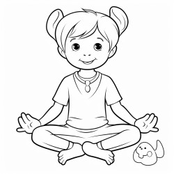 yoga enfant posture chien tte en haut