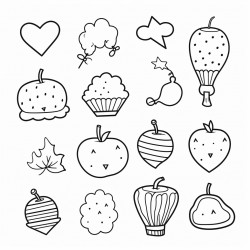 balloon shapes of food