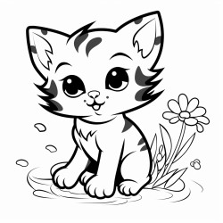 a vey beautiful jovial cat