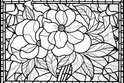 floral stained glass