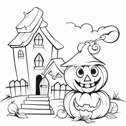 halloween coloring book