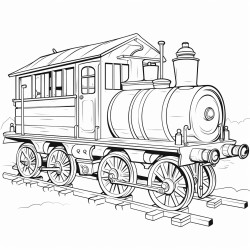 old big railway pump trolley