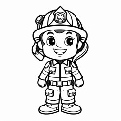 firefighter cartoon