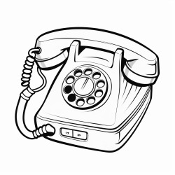 a telephone of the sixties