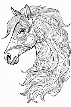 portrait of a horse