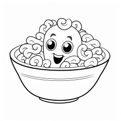 a bowl of macaroni and cheese