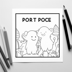 make a colouring in page that says p02 is better than you