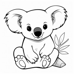 a really cute koala