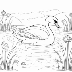 dragonly on a pond