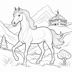 un hrisson qui monte  cheval