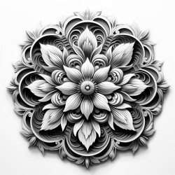 ein mandala mit einem strandbild