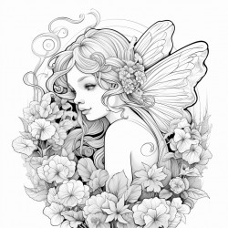 fairy in a garden