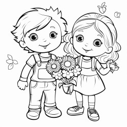 coloring booking about kids feelings