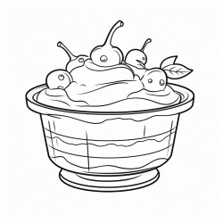 pudding baked dessert