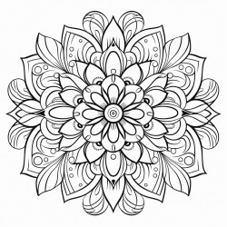50 pages mandala designs for coloring