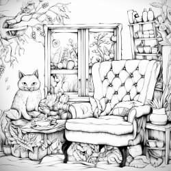cosy decor with animals