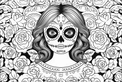 una momia de dia de muertos