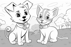 cat and dog friendship