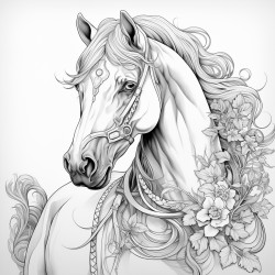 a horse