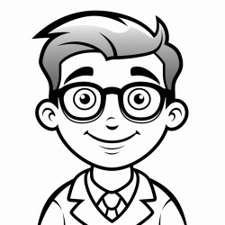 hombre calvo con lentes filosofo