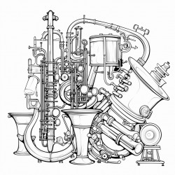 steampunk jazz band instruments