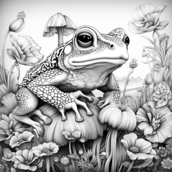 frog saying yall mind if i do some  lollygaggin