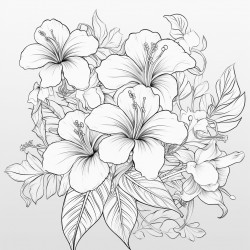 tropical flowers