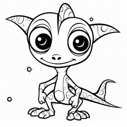an alien lizard with 6 legs