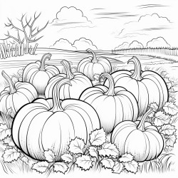 pumpkins in pumpkin patch