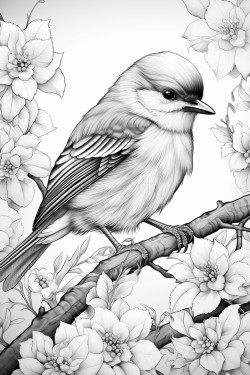 a brilliantly vibrant bird