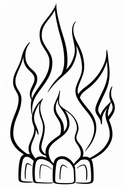 fire burning