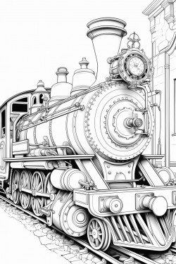 steampunk locomotive