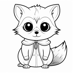 a cute maqaruaq  coloring bookvector white background black and white black drawing