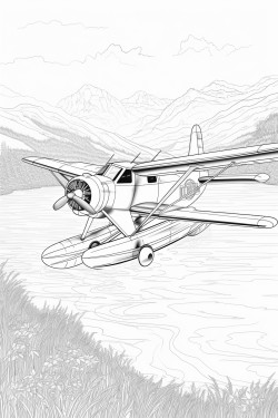 seaplane on the water