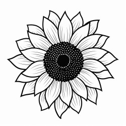 simple sunflower
