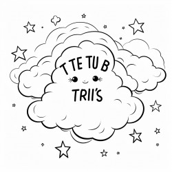 fluffy clouds and stars with the words you got this in the center of the page